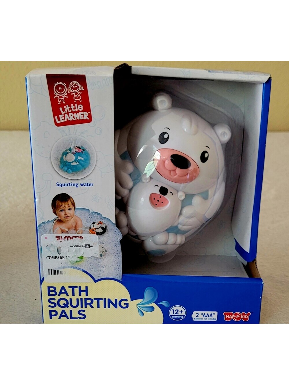 Little Learner Bath squirting Pals Motorized Toy Polar Bear Floats 12+ Months